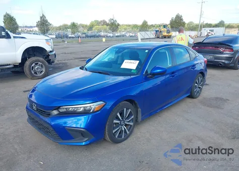 2023 Honda Civic Ex /Ex W/O Bsi из США, поврежденный, VIN 2HGFE1F77PH304195